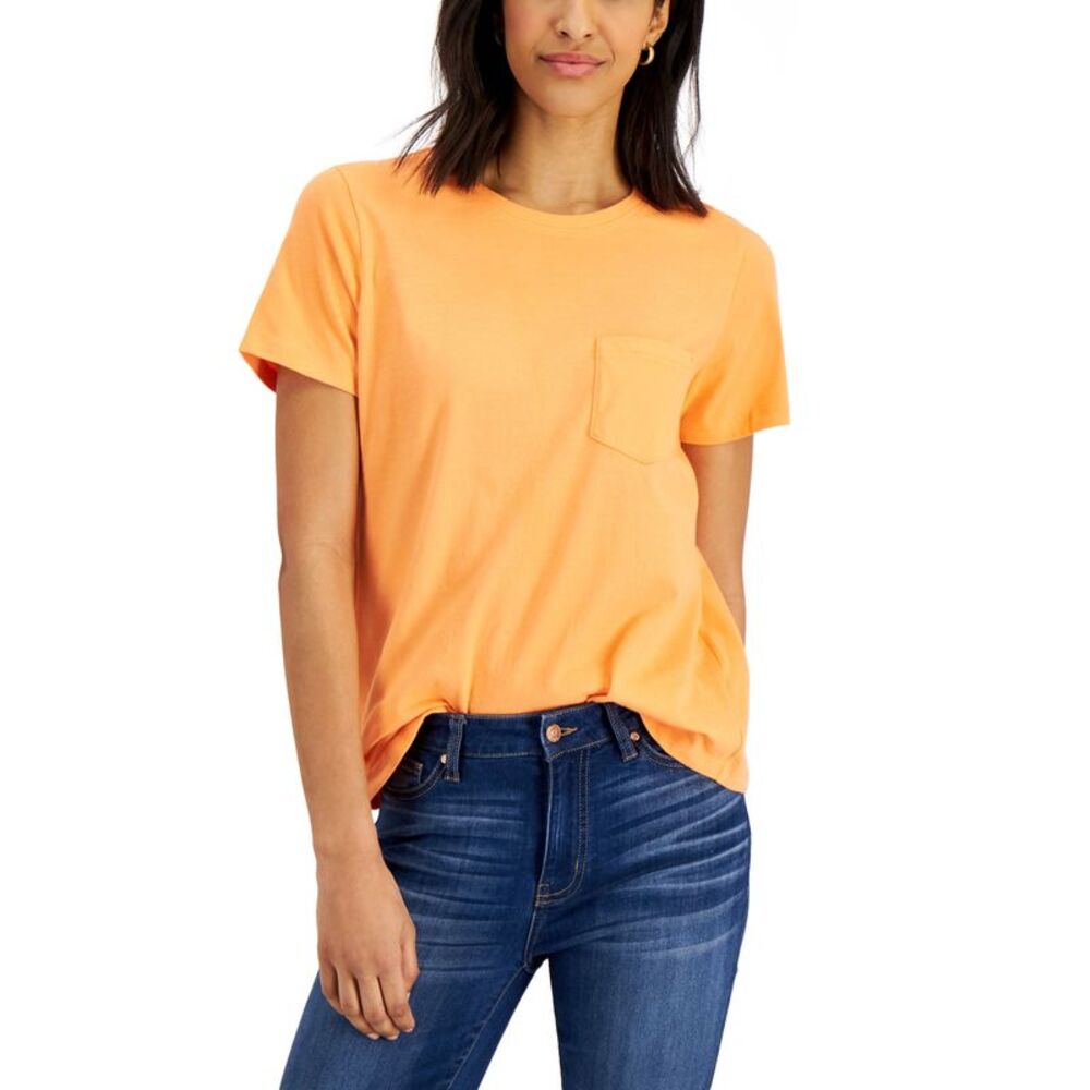 Style & Co Cotton Pocket T-Shirt